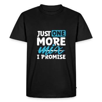 Just one more mix - Sound Engineer - Men's Premium Organic T-Shirt - black - Front - Nico (187cm)