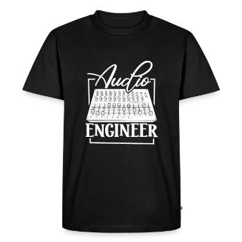 Sound Engineer - Audio Engineer - Men's Premium Organic T-Shirt - black - Front - Nico (187cm)