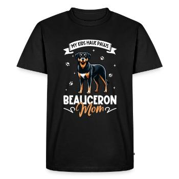 Beauceron Mama - T-shirt Premium bio Homme - noir - Devant - Nico (187cm)