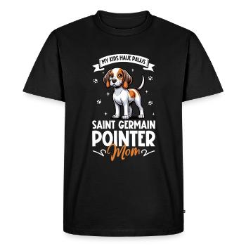 Braque Saint-Germain Maman - T-shirt Premium bio Homme - noir - Devant - Nico (187cm)