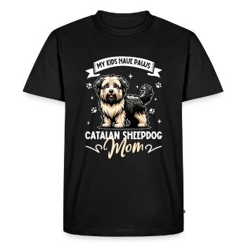 Gos d’Atura Català Mama - T-shirt Premium bio Homme - noir - Devant - Nico (187cm)