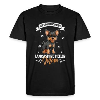 Lancashire Heeler Maman - T-shirt Premium bio Homme - noir - Devant - Nico (187cm)