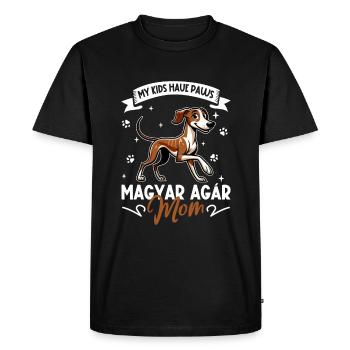 Magyar Agár Mama - T-shirt Premium bio Homme - noir - Devant - Nico (187cm)