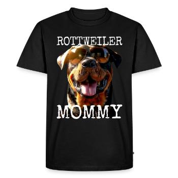 Rottweiler Maman Maman Chiens - T-shirt Premium bio Homme - noir - Devant - Nico (187cm)