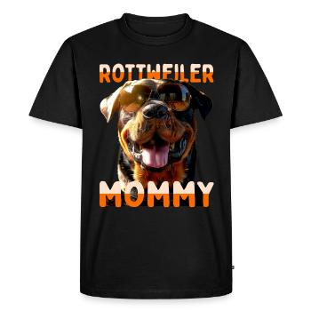 Rottweiler Maman Maman Chiens - T-shirt Premium bio Homme - noir - Devant - Nico (187cm)