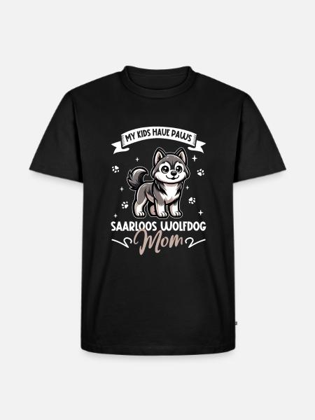 Saarloos Wolfdog Mom - Men's Premium Organic T-Shirt - black