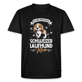Maman Swiss Hound - T-shirt Premium bio Homme - noir - Devant - Nico (187cm)