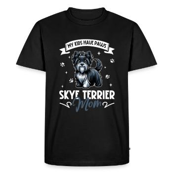 Skye Terrier Mom - Men's Premium Organic T-Shirt - black - Front - Nico (187cm)