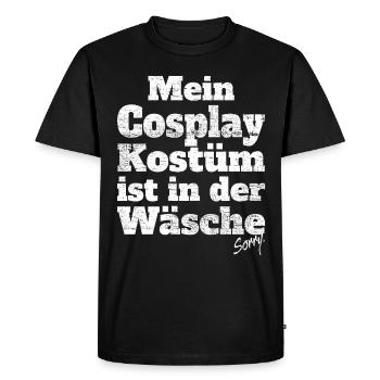 Costume de cosplay en lingerie Anime Manga Cosplayer - T-shirt Premium bio Homme - noir - Devant - Nico (187cm)