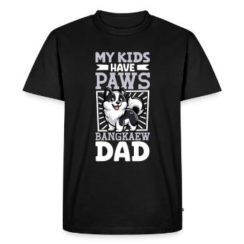 Thai Bangkaew Dog Dad - Men's Premium Organic T-Shirt - black - Front - Nico (187cm)
