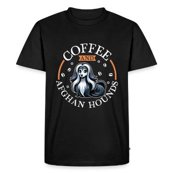 Café et café - T-shirt Premium bio Homme - noir - Devant - Nico (187cm)