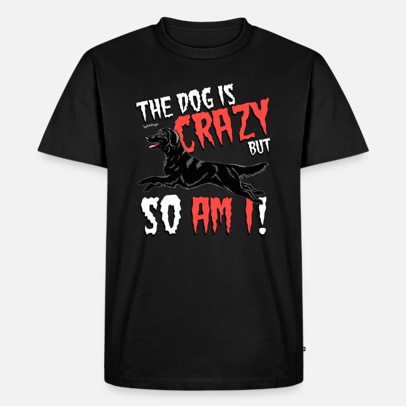 Flattie Crazy 2 - Männer Premium Bio T-Shirt - Schwarz