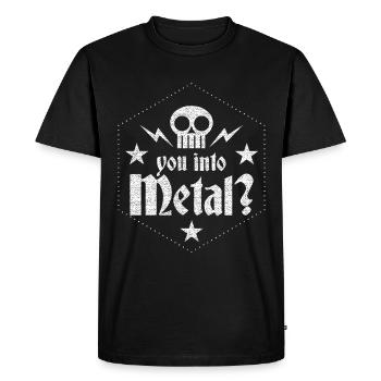 Musique Metal - T-shirt Premium bio Homme - noir - Devant - Nico (187cm)