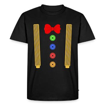 Clown braces fairing - Men's Premium Organic T-Shirt - black - Front - Nico (187cm)