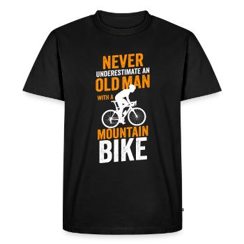 VTT - T-shirt Premium bio Homme - noir - Devant - Nico (187cm)
