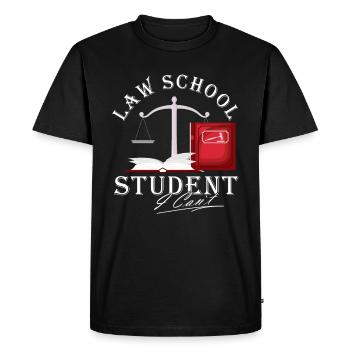 Student of the Faculty of Law Advocated - Men's Premium Organic T-Shirt - black - Front - Nico (187cm)