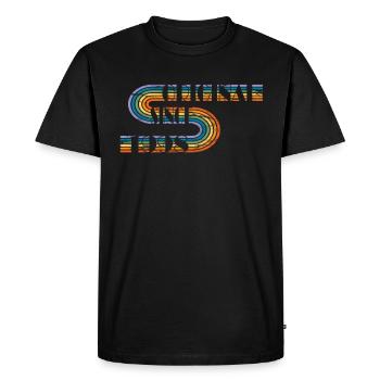 Vintage Birthday Design Original 1998 - Men's Premium Organic T-Shirt - black - Front - Nico (187cm)