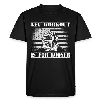 Armwrestler USA Flag Handwrestling - Men's Premium Organic T-Shirt - black - Front - Nico (187cm)