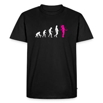 Evolution Jumping Rope Femmes - T-shirt Premium bio Homme - noir - Devant - Nico (187cm)