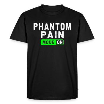 Amputee humor prosthesis surgery Amputation - Men's Premium Organic T-Shirt - black - Front - Nico (187cm)