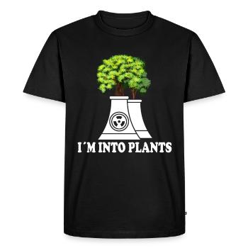 Ingénieurs nucléaires - Ingénieur nucléaire - T-shirt Premium bio Homme - noir - Devant - Nico (187cm)