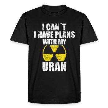 Nuclear Power - Proud Nuclear Engineer - Men's Premium Organic T-Shirt - black - Front - Nico (187cm)