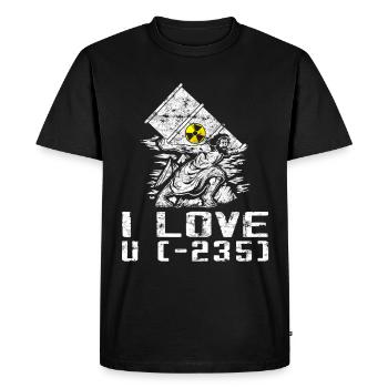 Nuclear Power - Proud Nuclear Engineer - Men's Premium Organic T-Shirt - black - Front - Nico (187cm)