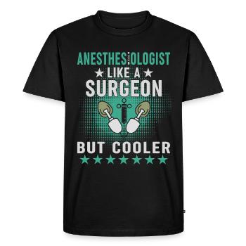 Médecine -Propofol -Anesthésiologie - T-shirt Premium bio Homme - noir - Devant - Nico (187cm)
