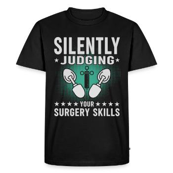 Médecine -Propofol -Anesthésiologie - T-shirt Premium bio Homme - noir - Devant - Nico (187cm)