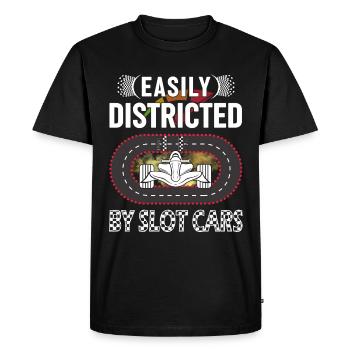 Articulated by Slot Cars - Slot Car - Men's Premium Organic T-Shirt - black - Front - Nico (187cm)