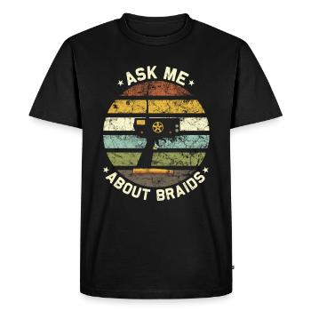 Vintage RC Car Racing - Modèles réduits - T-shirt Premium bio Homme - noir - Devant - Nico (187cm)