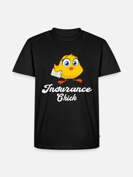 Lustiger Versicherungsvertriebsvertreter - Männer Premium Bio T-Shirt - Schwarz
