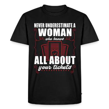 Des choses drôles pour les agents d’assurance - T-shirt Premium bio Homme - noir - Devant - Nico (187cm)