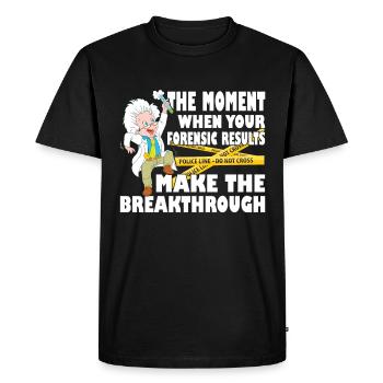 Forensic Science Crime Laboratory - Men's Premium Organic T-Shirt - black - Front - Nico (187cm)