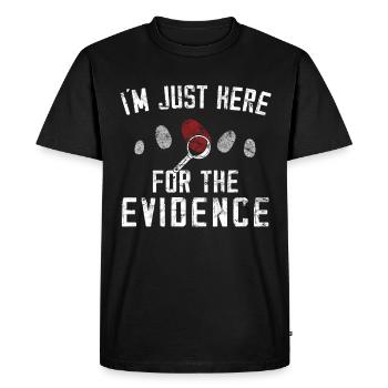 Criminologue - Sciences médico-légales - T-shirt Premium bio Homme - noir - Devant - Nico (187cm)