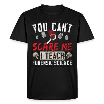 Forensic scientist Forensic scientist - Men's Premium Organic T-Shirt - black - Front - Nico (187cm)