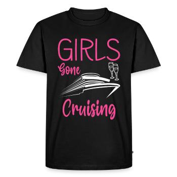 Girls Gone Cruising Cruise - Men's Premium Organic T-Shirt - black - Front - Nico (187cm)