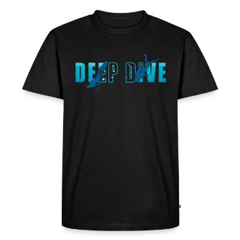 Deep Diving Freedive DeepDive - Men's Premium Organic T-Shirt - black - Front - Nico (187cm)