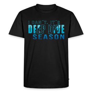 Deep Diving Freedive DeepDive - Men's Premium Organic T-Shirt - black - Front - Nico (187cm)