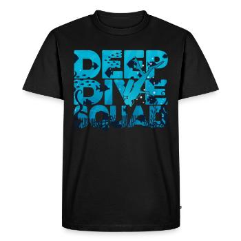 Deep Diving Freedive DeepDive - Men's Premium Organic T-Shirt - black - Front - Nico (187cm)