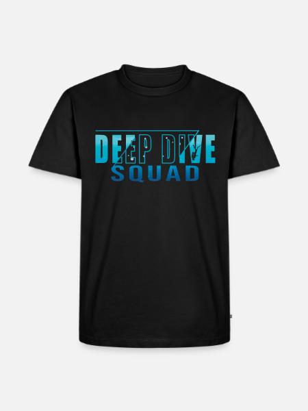 Deep Diving Freedive DeepDive - Men's Premium Organic T-Shirt - black