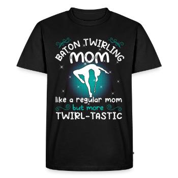 Gymnastique Danse Baton Tourbillonnant Gymnastique - T-shirt Premium bio Homme - noir - Devant - Nico (187cm)