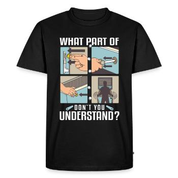 Pub Sports Pinball Machine - Retro Pinball Game - Men's Premium Organic T-Shirt - black - Front - Nico (187cm)