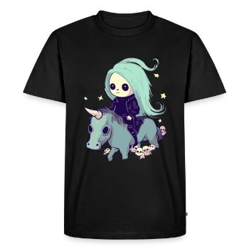 Pastel Goth Kawaii Doux - T-shirt Premium bio Homme - noir - Devant - Nico (187cm)