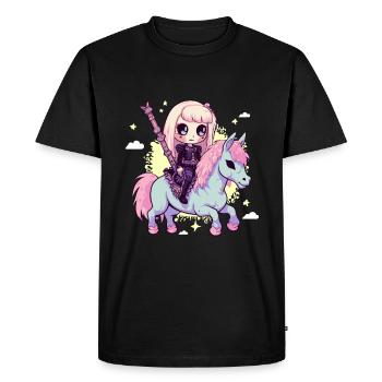 Cute Occult Death Girl, The - Men's Premium Organic T-Shirt - black - Front - Nico (187cm)