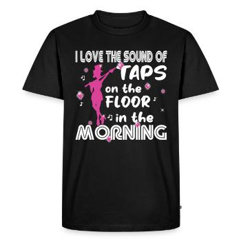 Tap Dance - Clogging Dance - Funny Tap Dancing - Men's Premium Organic T-Shirt - black - Front - Nico (187cm)