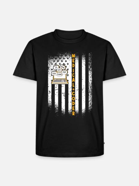 Assistant médical - Codeur médical - T-shirt Premium bio Homme - noir