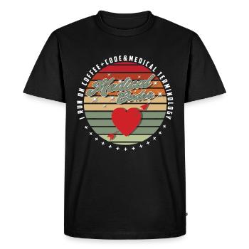 Medical Assistant - Medical Coder - Men's Premium Organic T-Shirt - black - Front - Nico (187cm)
