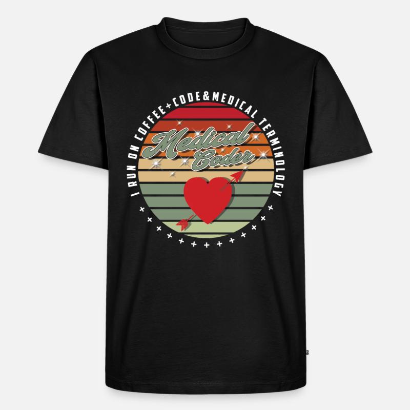 Medical Assistant - Medical Coder - Men's Premium Organic T-Shirt - black