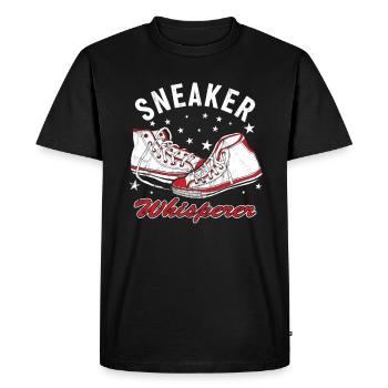 « Sneaker Whisperer » Sneaker Collector Sneaker - T-shirt Premium bio Homme - noir - Devant - Nico (187cm)